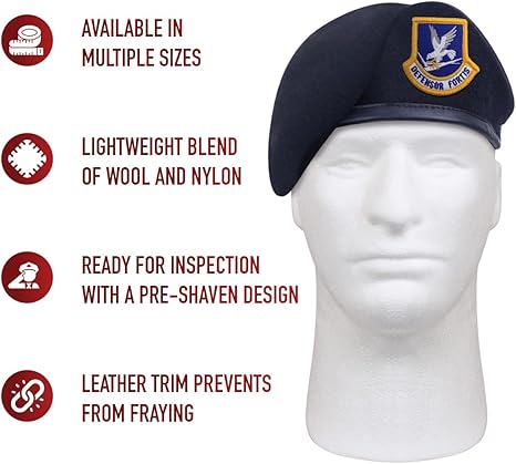 Amazon.co.jp: Rothco 19250 検査準備完了ベレー帽 USAF